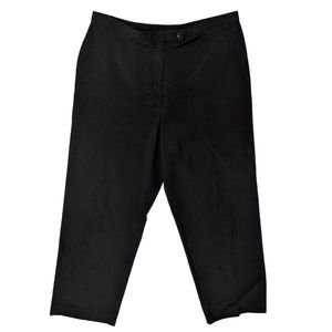 JM Collection Black Capri Cropped Pants Size 14P‎